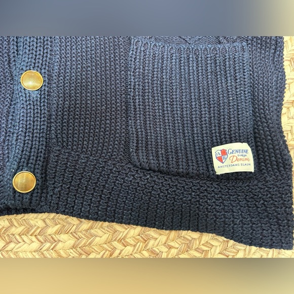 J Crew/Amsterdams Blauw Line Shawl Collar Cardigan - Picture 7 of 9